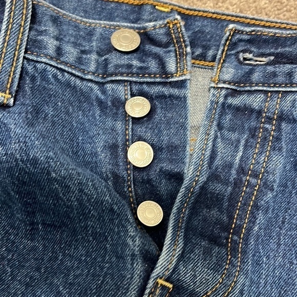 Levi's Wedgie High Rise Crop Denim Jeans size 26 - Picture 7 of 13